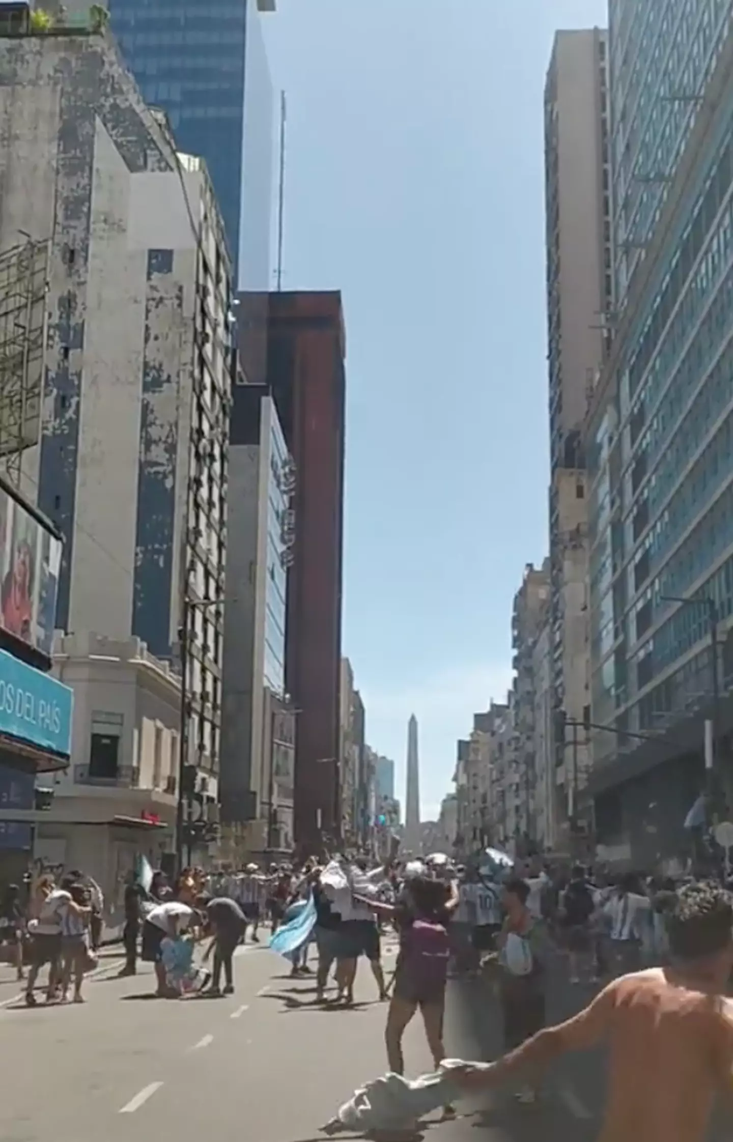 The whole city went absolutely bananas.