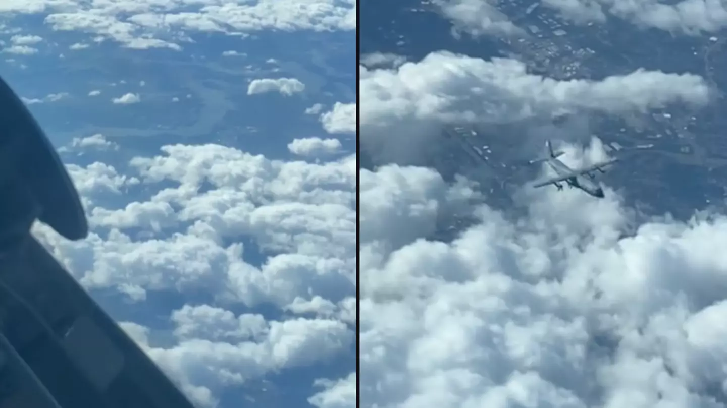 People can’t believe ‘crazy’ reality of how fast planes fly after seeing video of two crossing