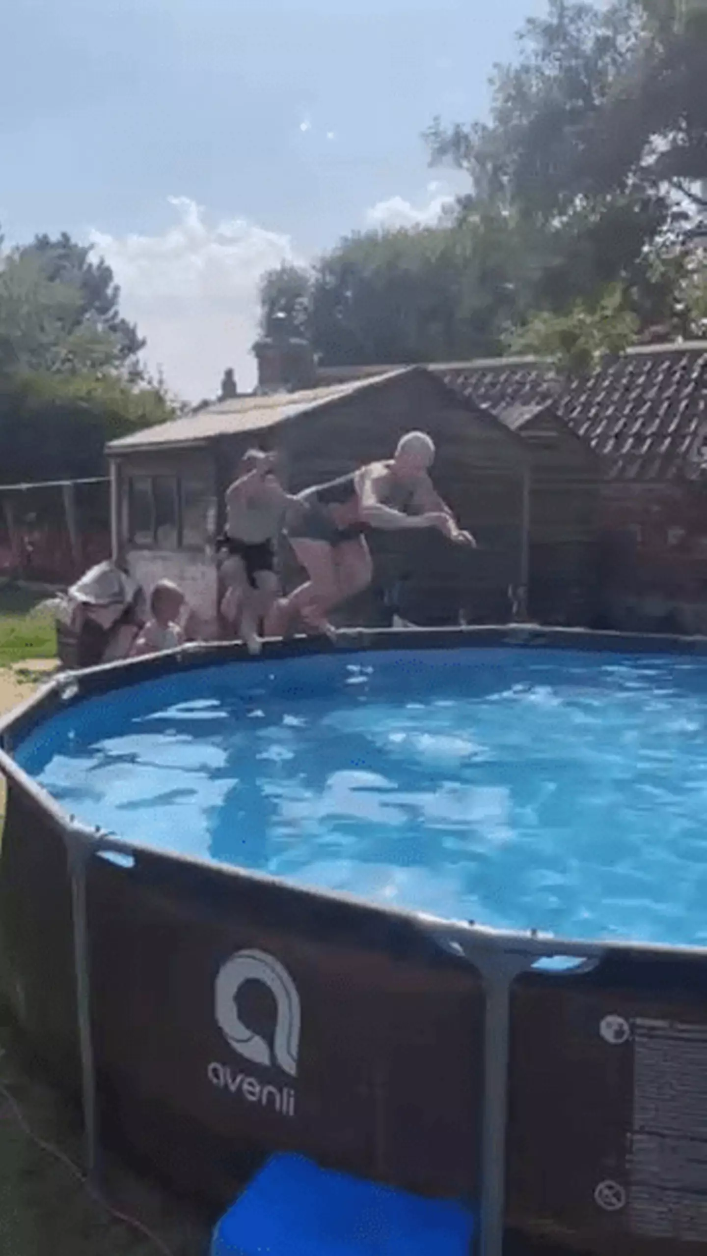 The simple belly flop brought on a world of problems. (Kennedy News and Media)