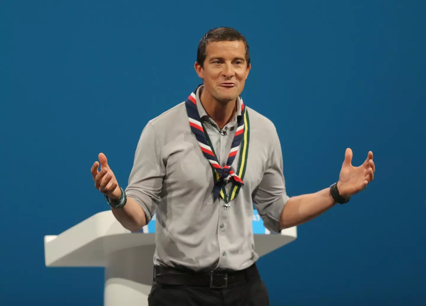 Grylls also advocates positively reframing how we view rain.