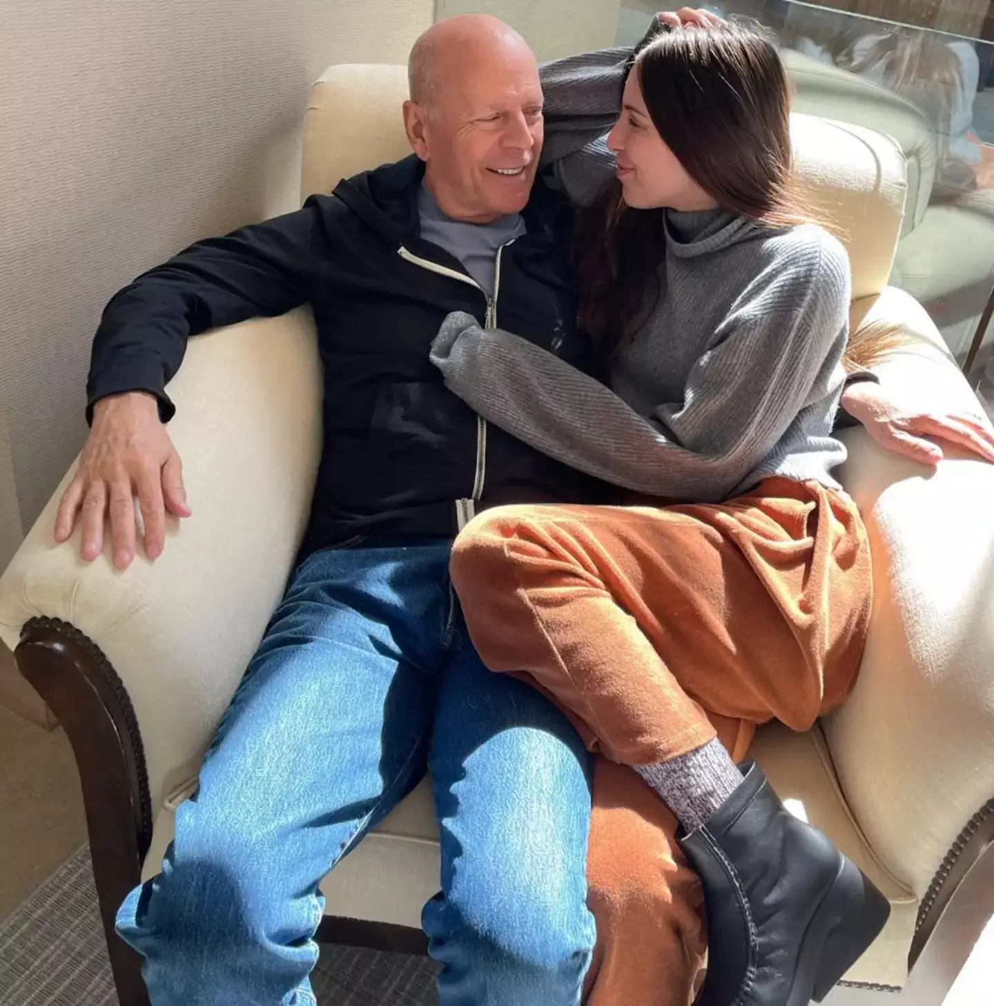 Bruce Willis and his daughter Scout.