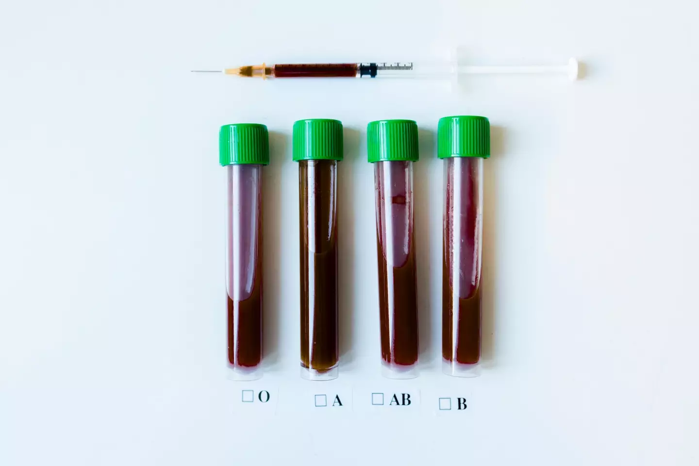 There's four main blood types, but about 48 different actual groups (Getty Stock Photo)