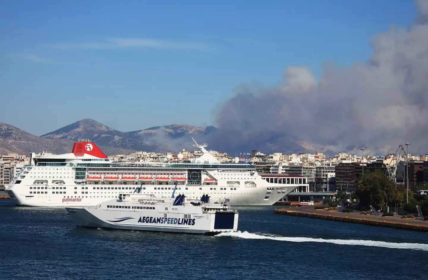 Code Bravo means there is a fire onboard. (EyesWideOpen/Getty Images)