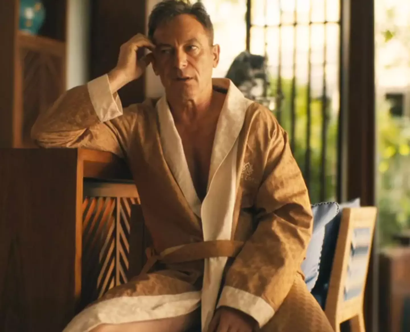 Turns out Flintoff hasn't seen that robe scene. (HBO)