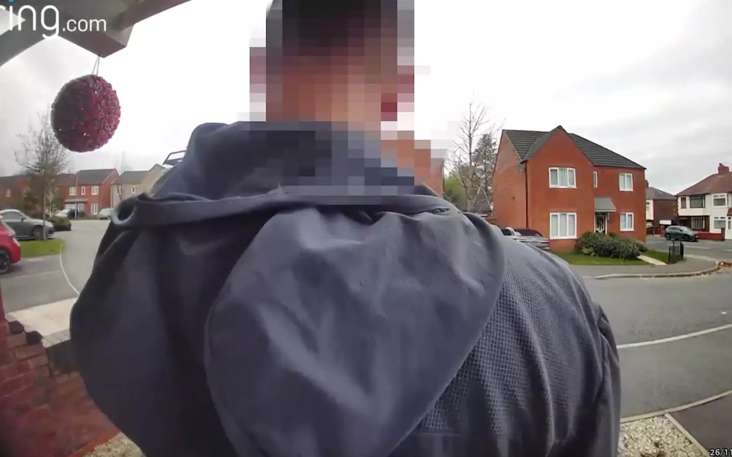 Paul Lyon was shocked after opening his door to the couple.