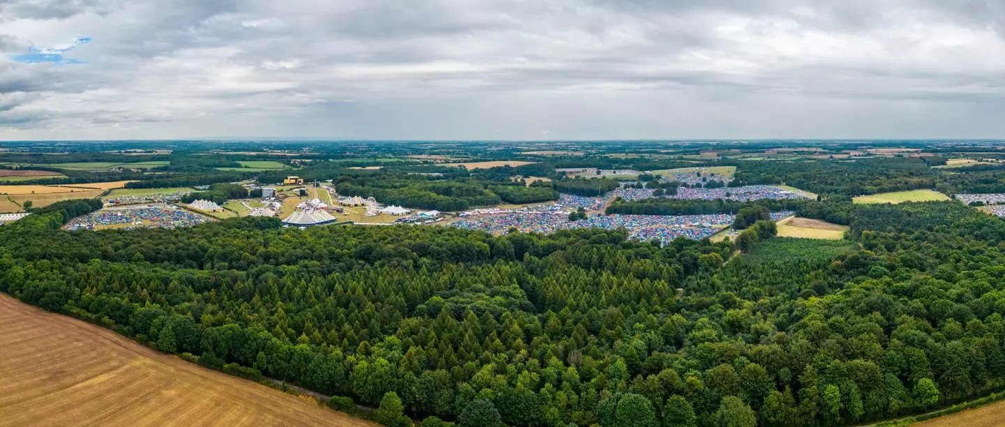 The festival took place in Bramham Park near Leeds.