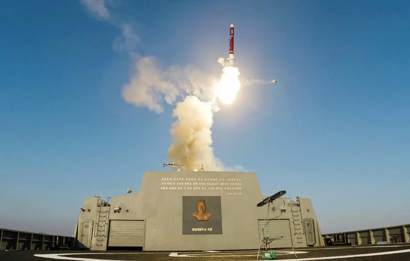 North Korea has unveiled a new naval weapons system (DPRK)