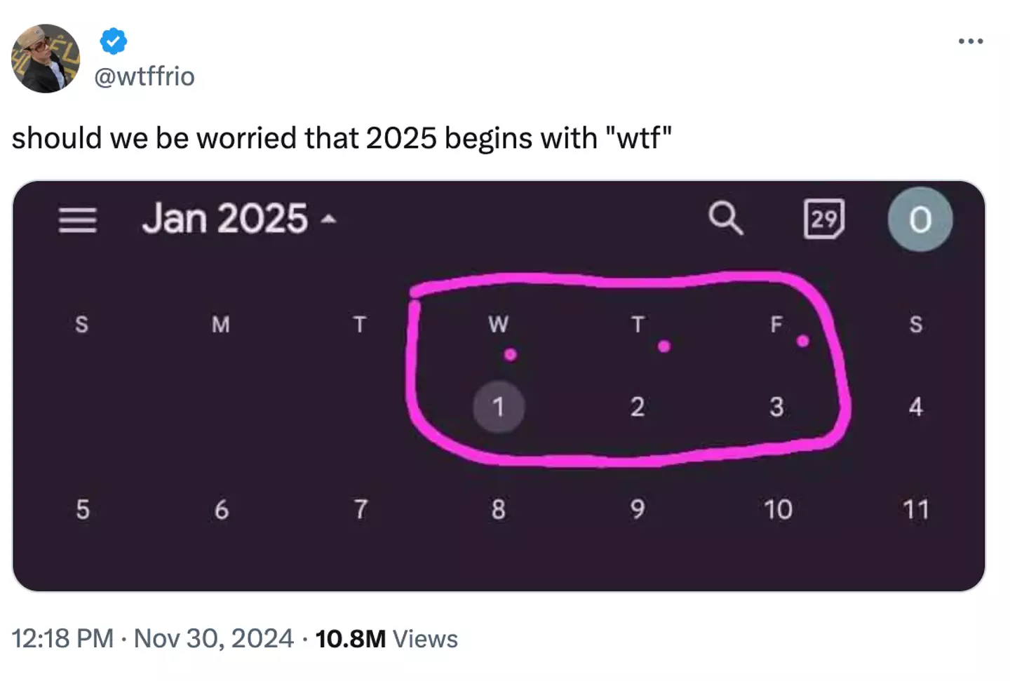 Is this bad news for us? (wtffrio/Twitter)