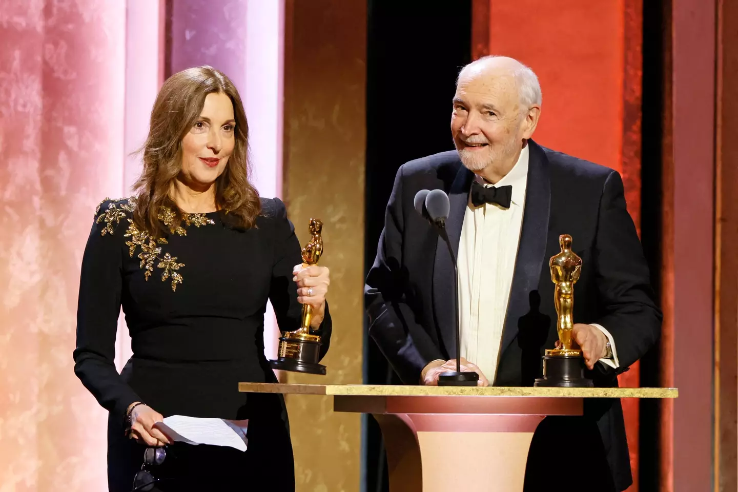 Barbara Broccoli and Michael G Wilson will no longer have creative control of the James Bond franchise. (ETIENNE LAURENT/AFP via Getty Images)