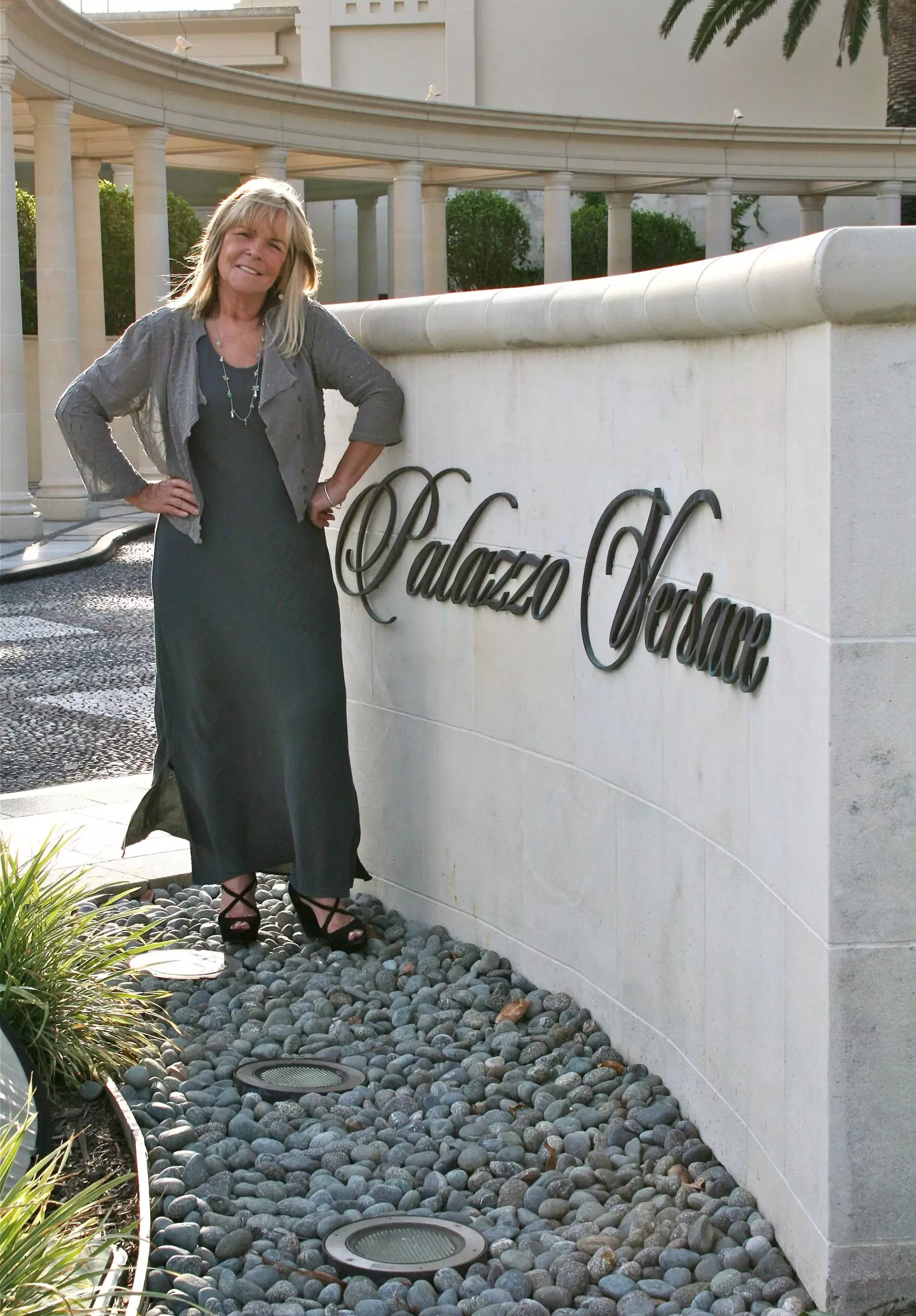 Linda Robson at the iconic hotel.