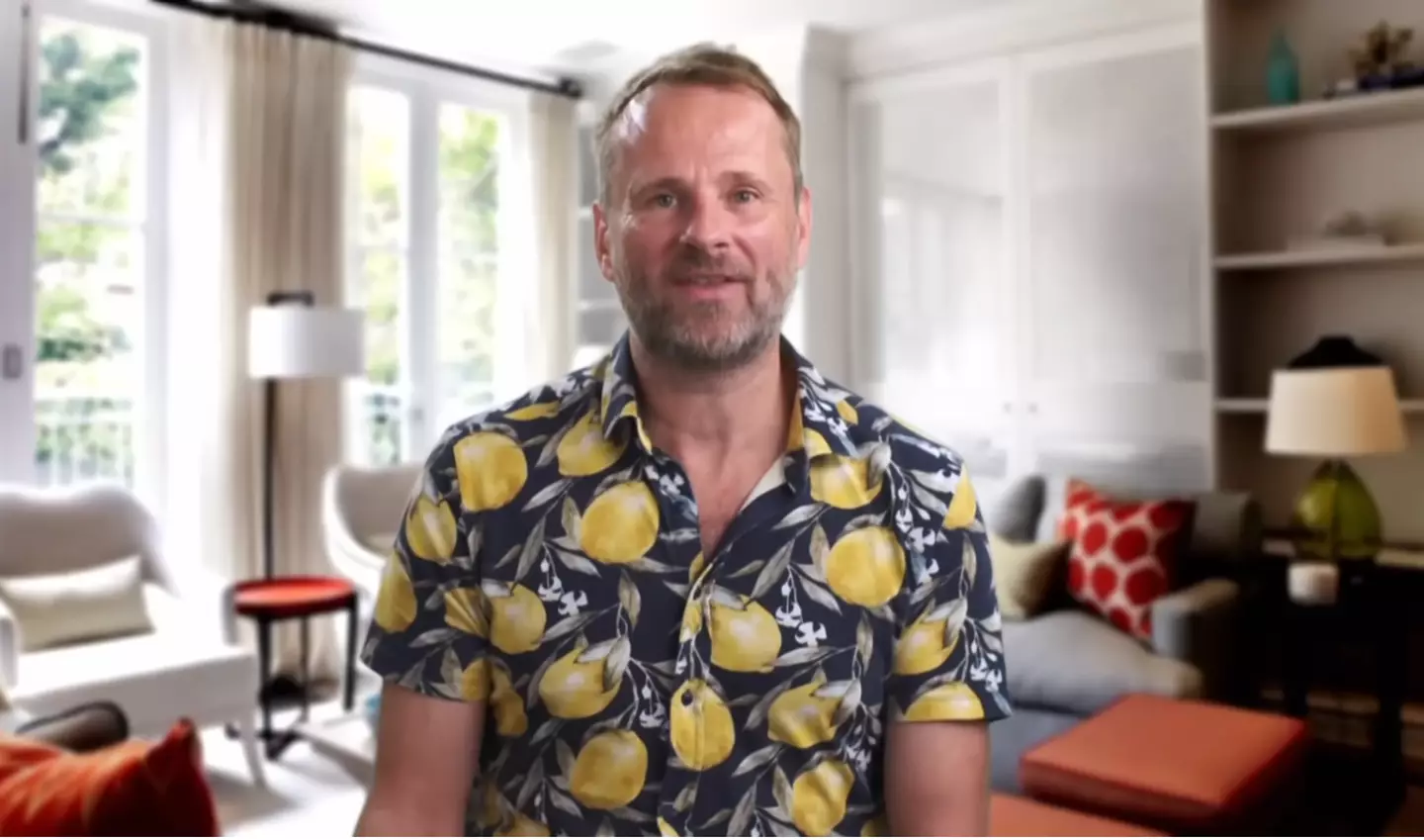 Watching it back now, he just sees an 'arrogant twit'. (Discovery+)