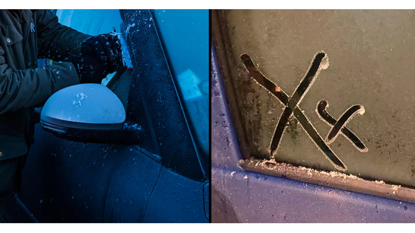 Woman issues warning to anyone who sees 'X' marked on car