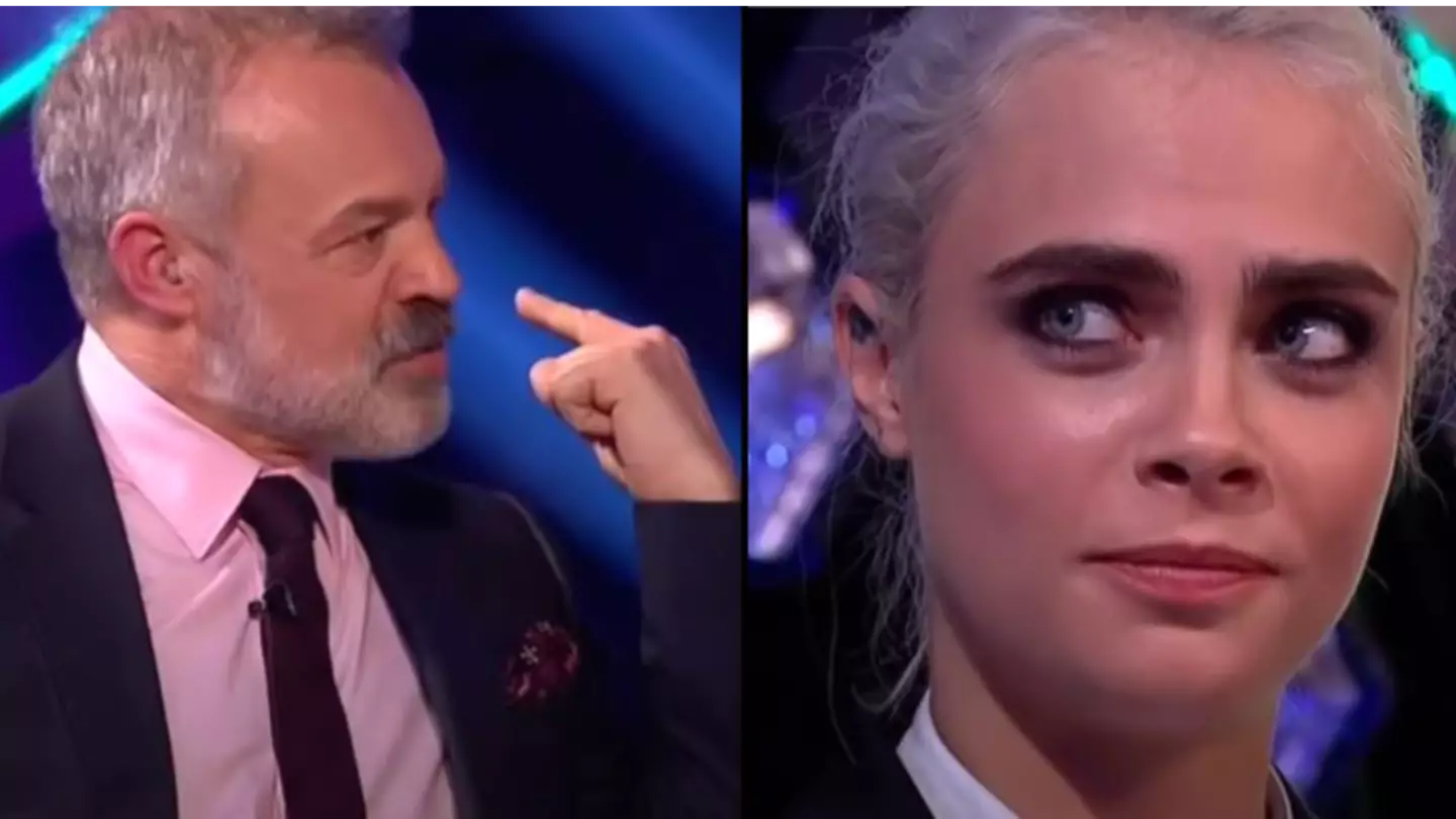 Graham Norton viewers cringe at awkward moment after he asked Cara Delevingne about having sex on a plane