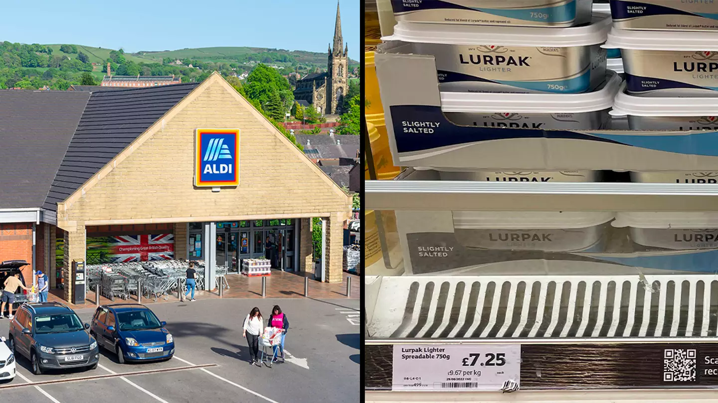 Aldi Cheekily Responds To Lurpak Rising To £9 In Supermarkets