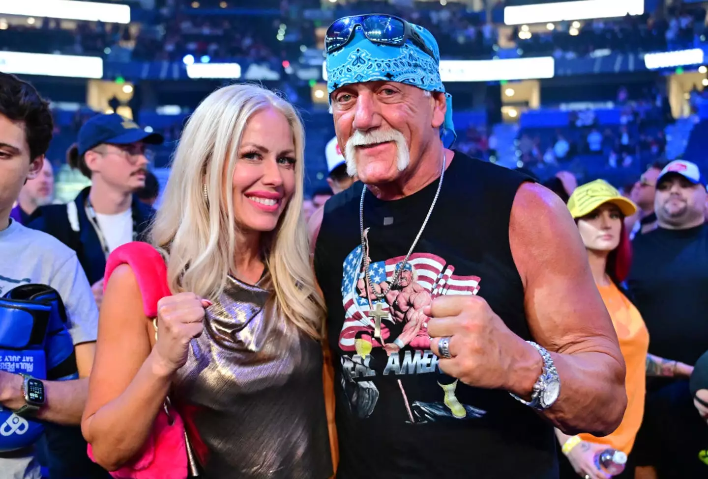 Hulk Hogan's wife Sky Daily is expected to inherit some of his estate (Julio Aguilar/Getty Images)