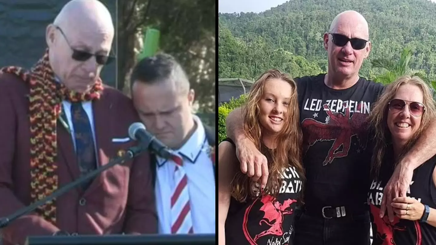 Dad of wife and daughter who died in wedding bus crash pays tributes at funeral