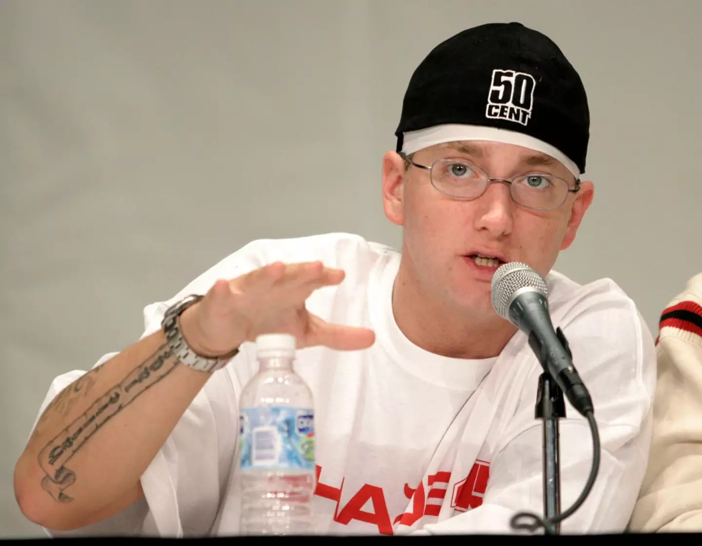 Even when he released his first album, Eminem didn't sound like this.