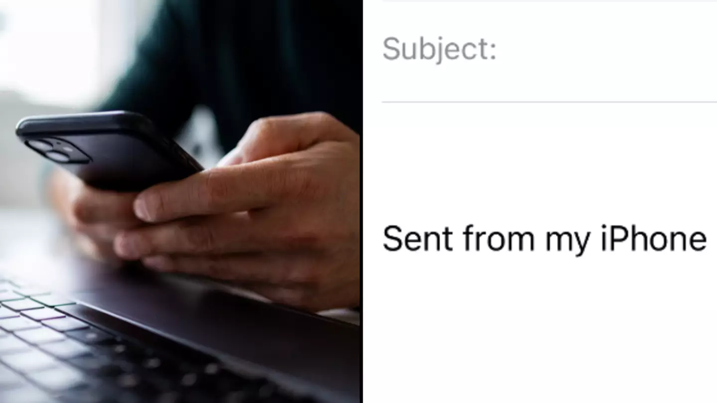 Including ‘Sent from my iPhone’ in an email could be a massive help to you