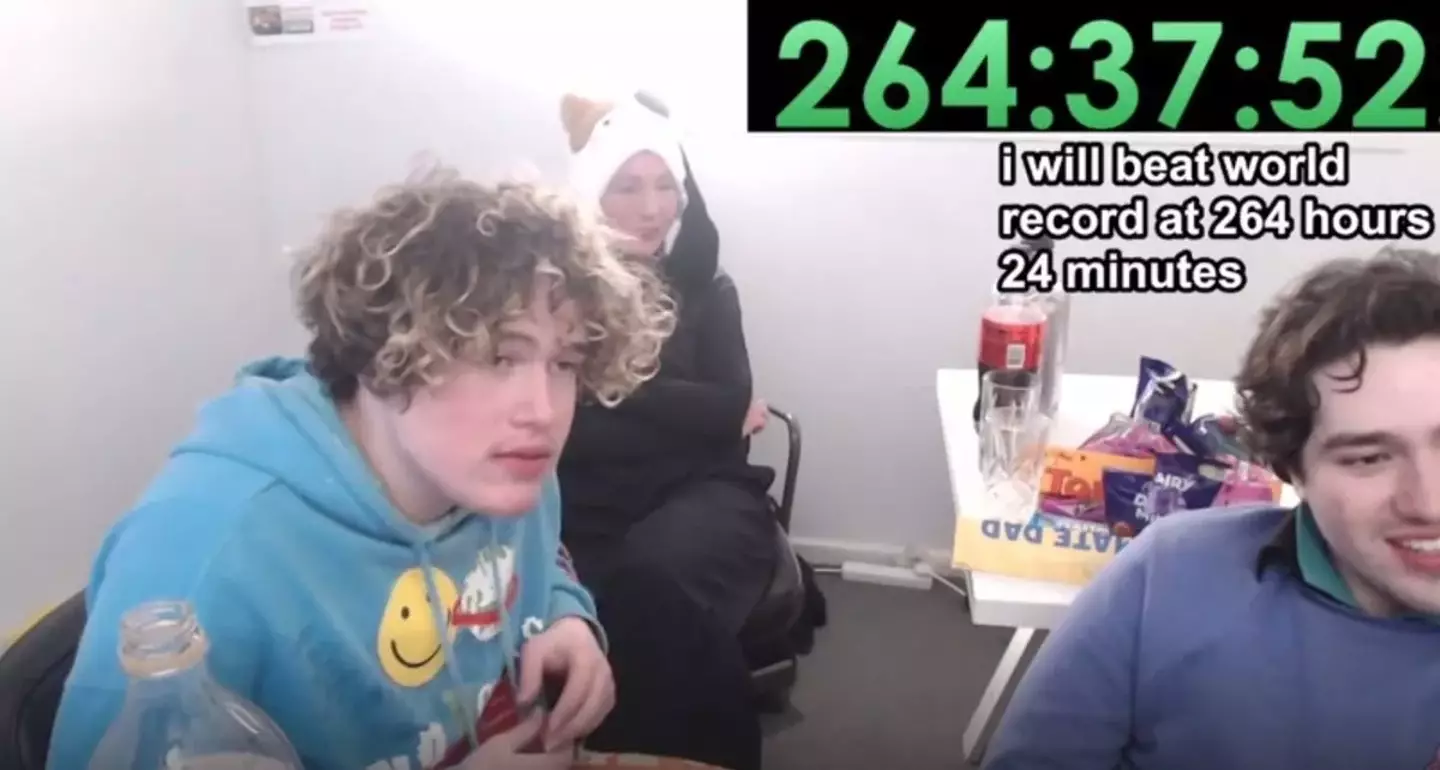 YouTube star Norme has broke the Guinness World Record for longest time awake. (Norme is bac/Rumble)
