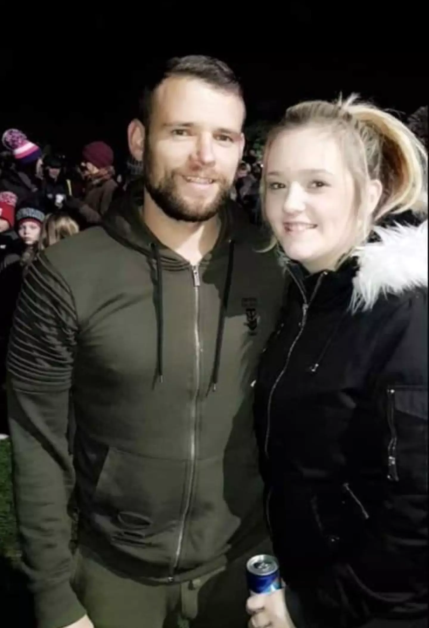 Rob with his girlfriend Jamie.