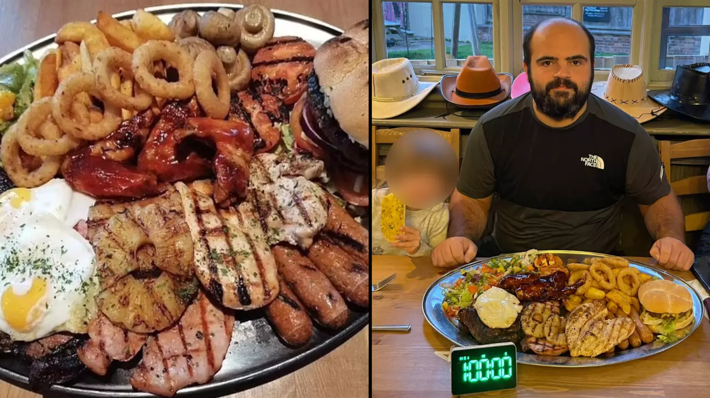 Rules of steakhouse's 4,500 calorie mixed grill challenge as pub refused to pay out to bloke