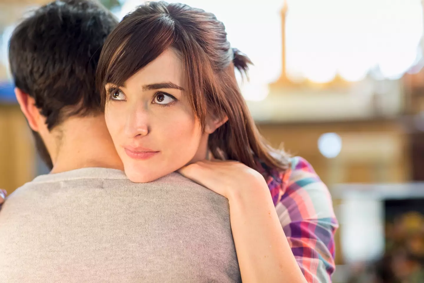 "Did he hug her more than he hugs me?" (Getty Stock Photo)
