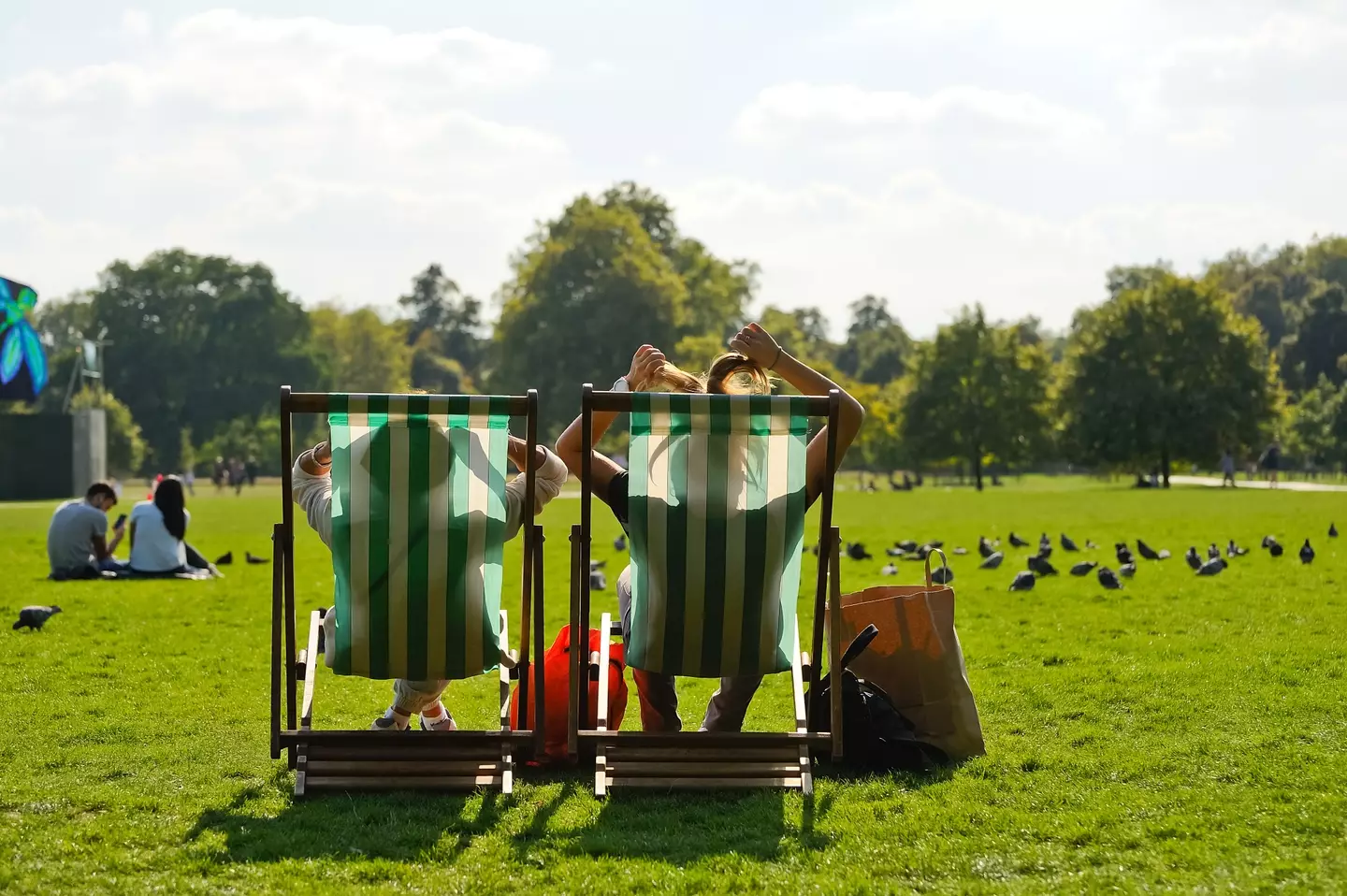 Brits have been urged to be careful while basking in the sunshine this week. (Getty Stock Images)