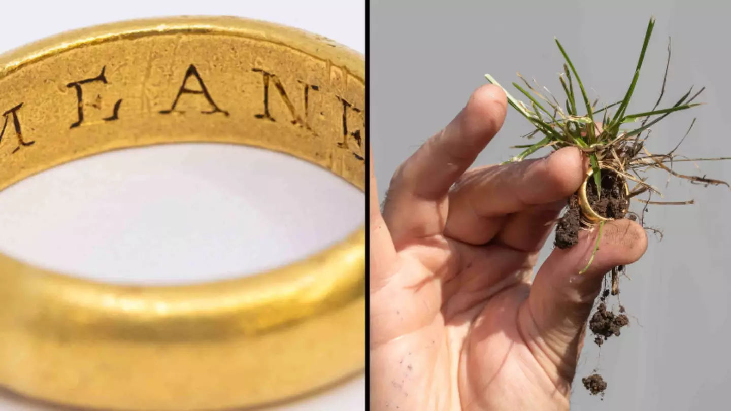 Metal detectorist discovers a 460-year-old ring that contains a mystery message