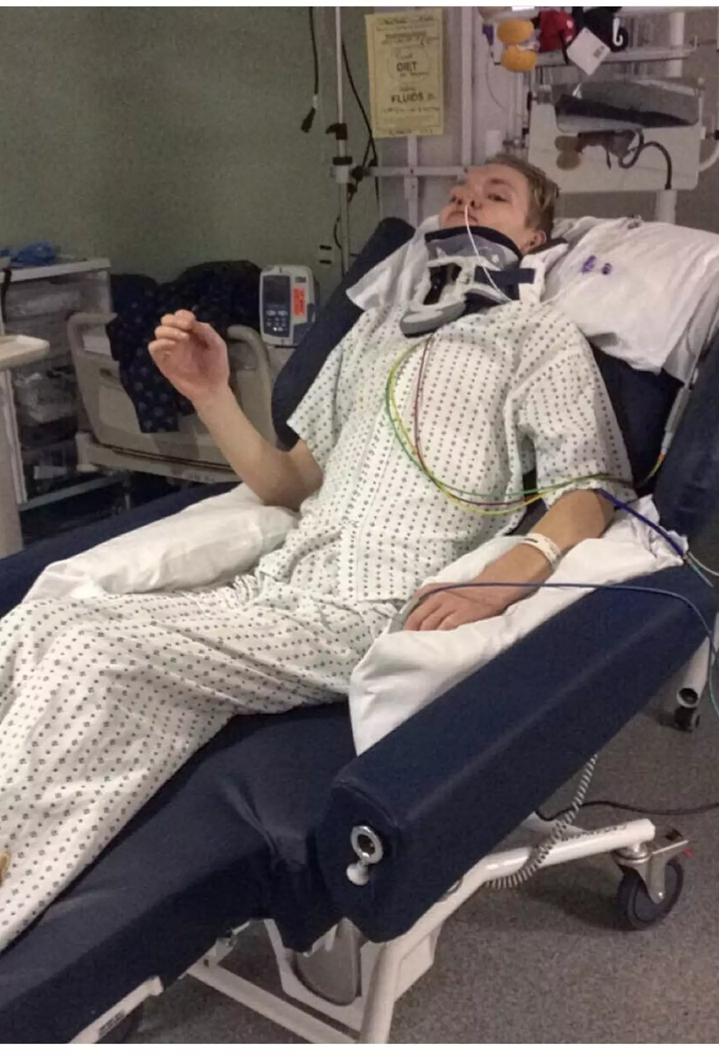 Daniel Moseley was paralysed after a visit to Flip Out in Stoke.