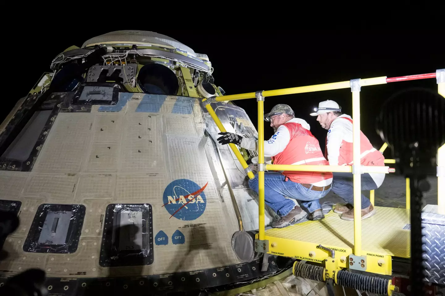 The Starliner capsule returned to Earth last September, NASA plans to address the faults and test it again to see if they can still use it (Aubrey Gemignani/NASA via Getty Images)