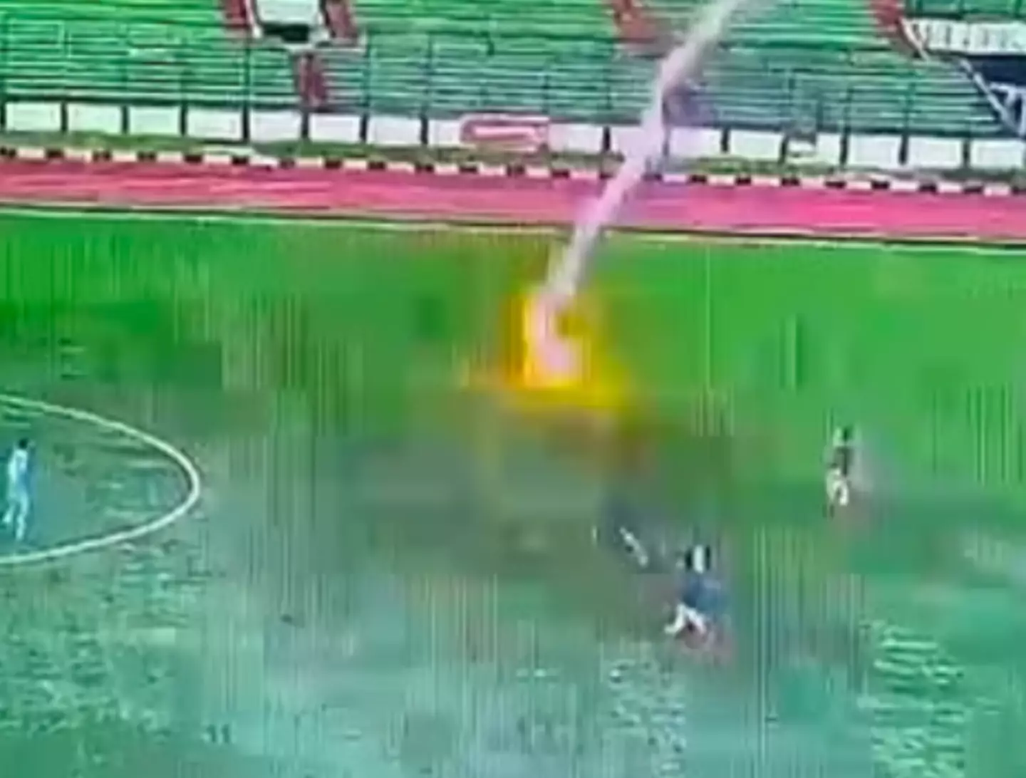 Septain Raharja tragically died following the lightning striker.