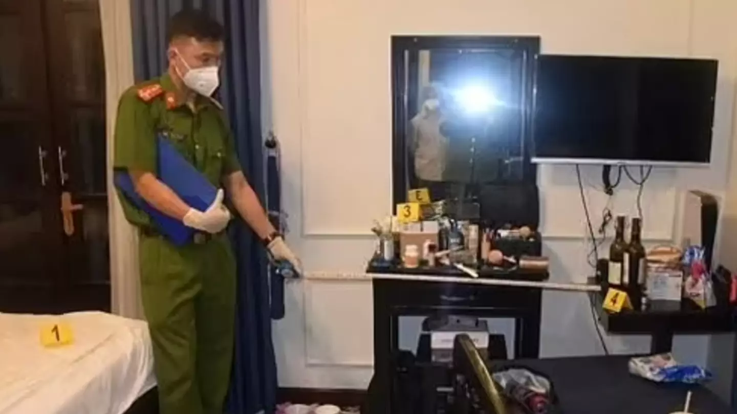 The pair were found dead in their hotel room. (Quangnam Provincial Police)