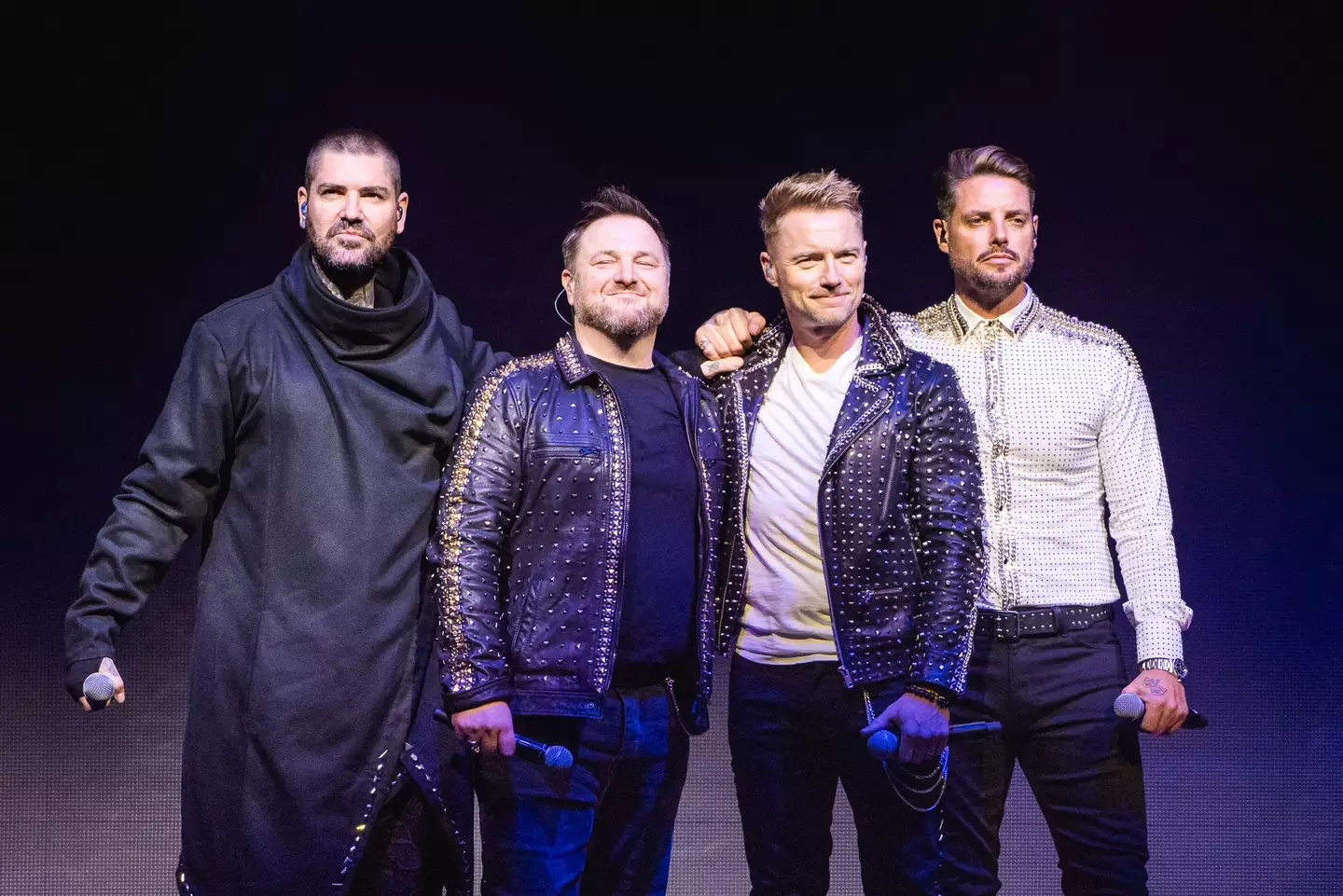 Boyzone have discussed the feud with Louis Walsh. (Joseph Okpako/WireImage)