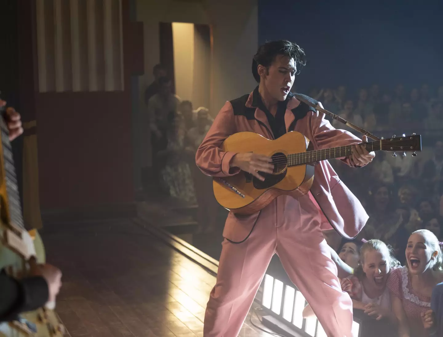 Austin Butler as Elvis Presley.