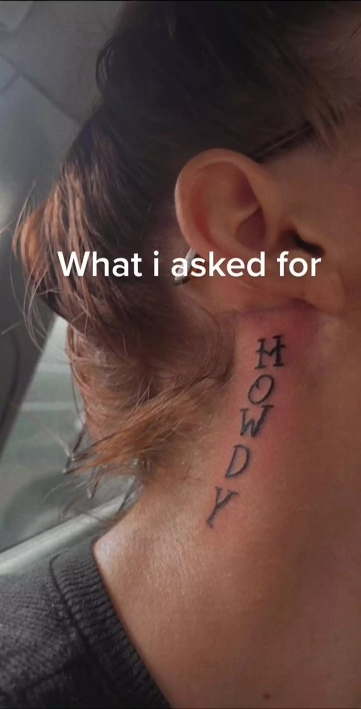 This is the tattoo Destinie wanted.