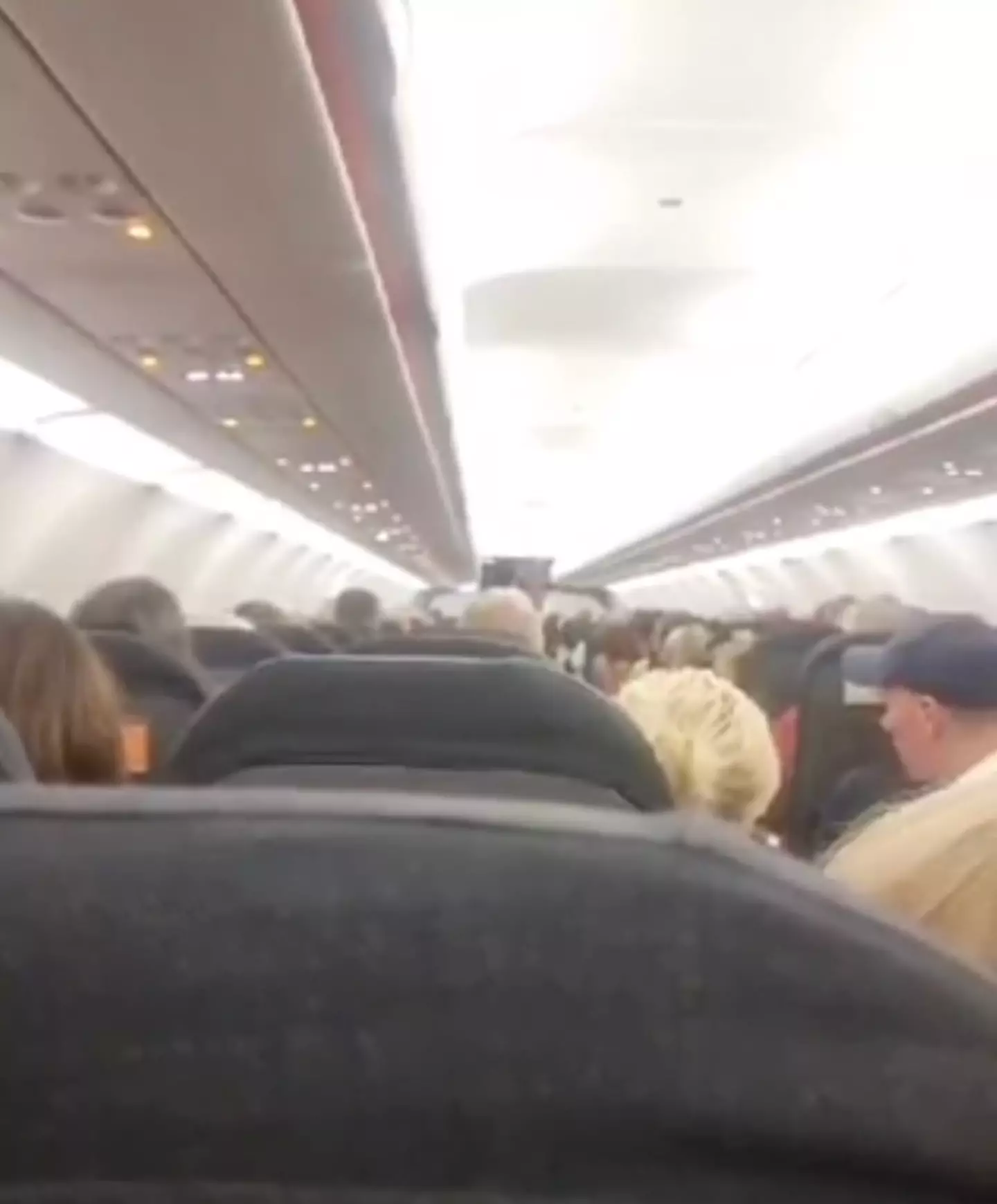 Passengers were told that some would have to get off in order for the flight to take off.