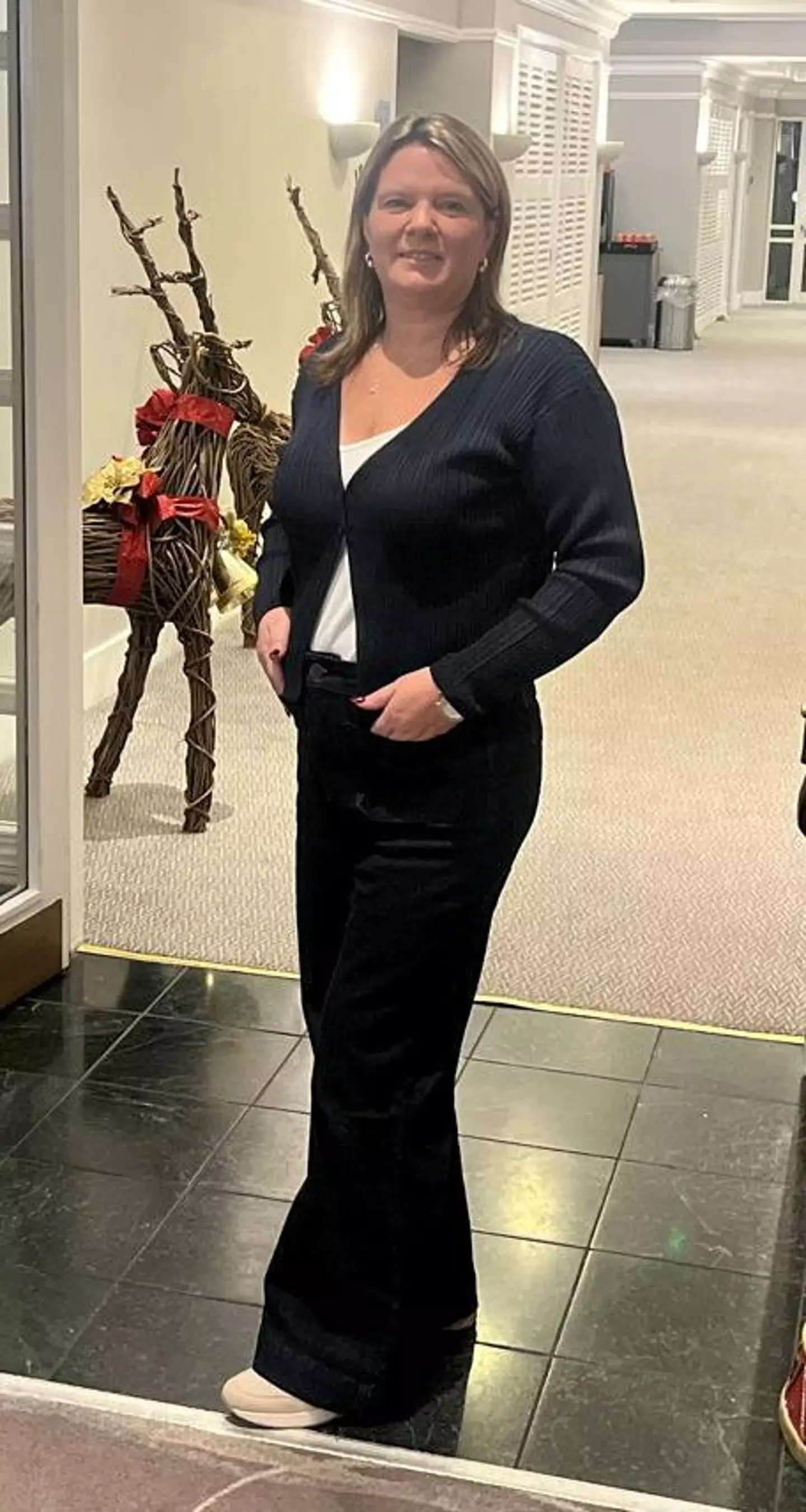 Ann-Marie said other passengers stuck up for her and said the Ryanair card readers sometimes didn't work (SWNS)