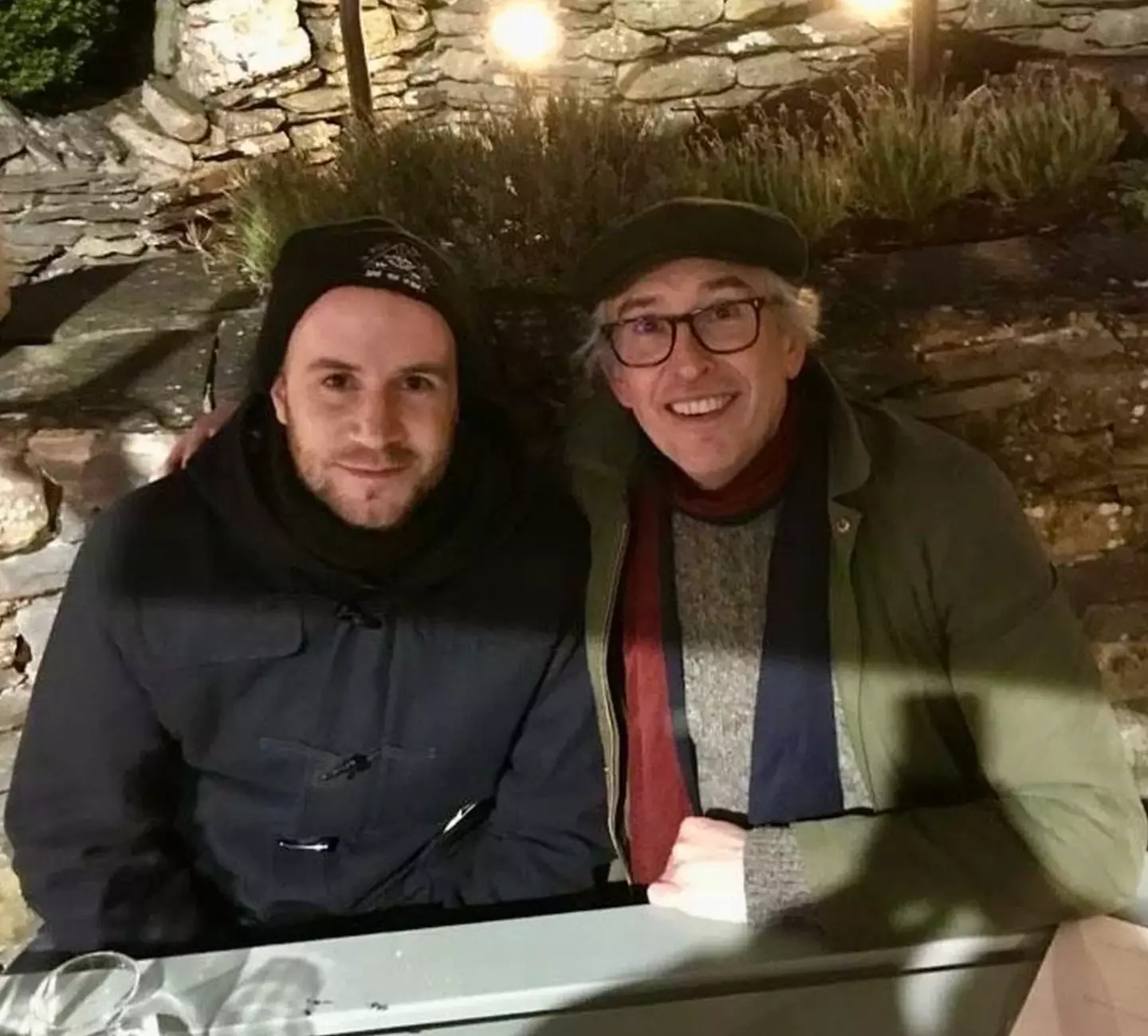 Pete Mackenzie Hodge and Steve Coogan. (Pete Mackenzie Hodge)