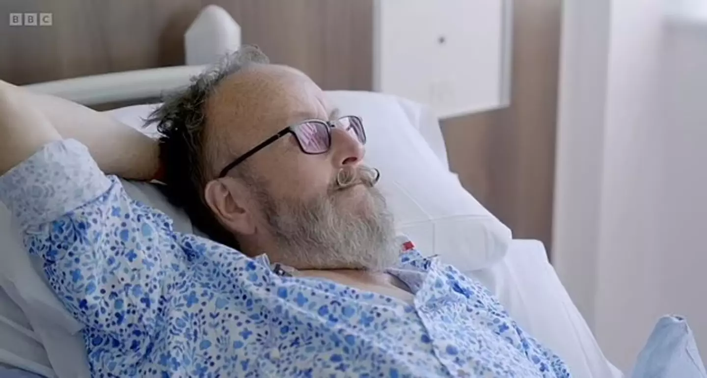 Dave Myers gave fans an insight into his cancer treatment on the Hairy Bikers Christmas special.