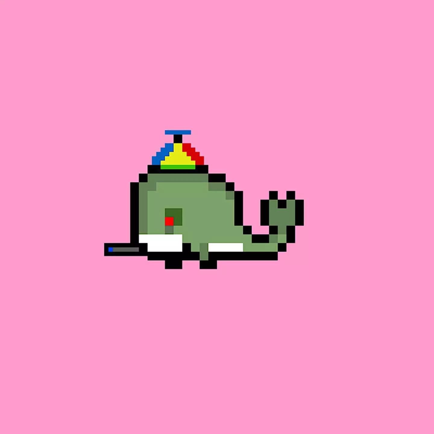 One of Benyamin's 'Weird Whales' NFTs.