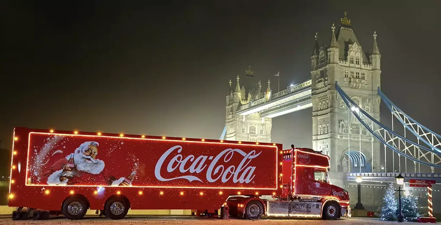 The truck will be winding around the UK this Christmas.