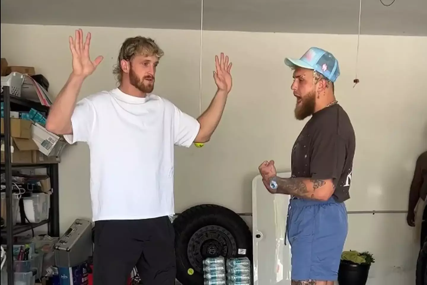 Jake Paul and Logan mocked Diaz in their own video.