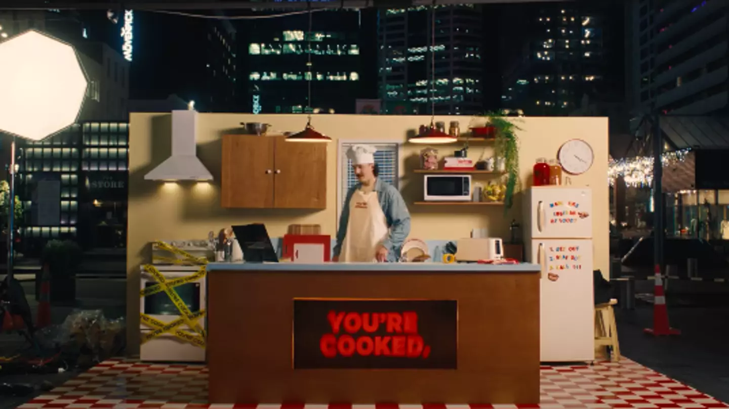 New Zealand launches hilarious fire safety campaign to stop people cooking while they're cooked