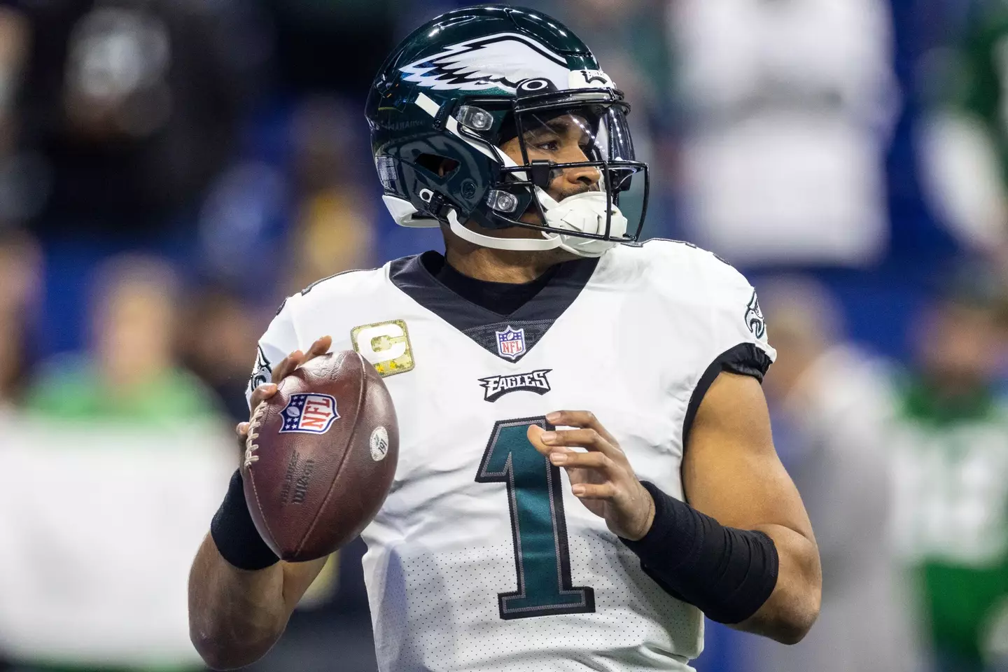Jalen Hurts will hope to win his first ever Super Bowl trophy this weekend.
