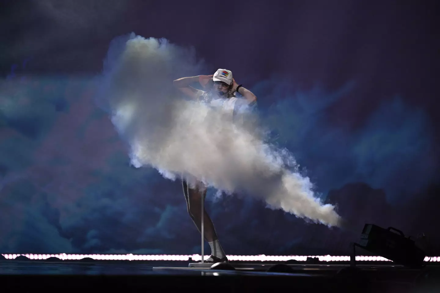 Windows95man appeared to use clever staging to disguise his modesty ( Jessica Gow/TT / TT News Agency / AFP) / Sweden OUT (Photo by JESSICA GOW/TT/TT News Agency/AFP via Getty Images)