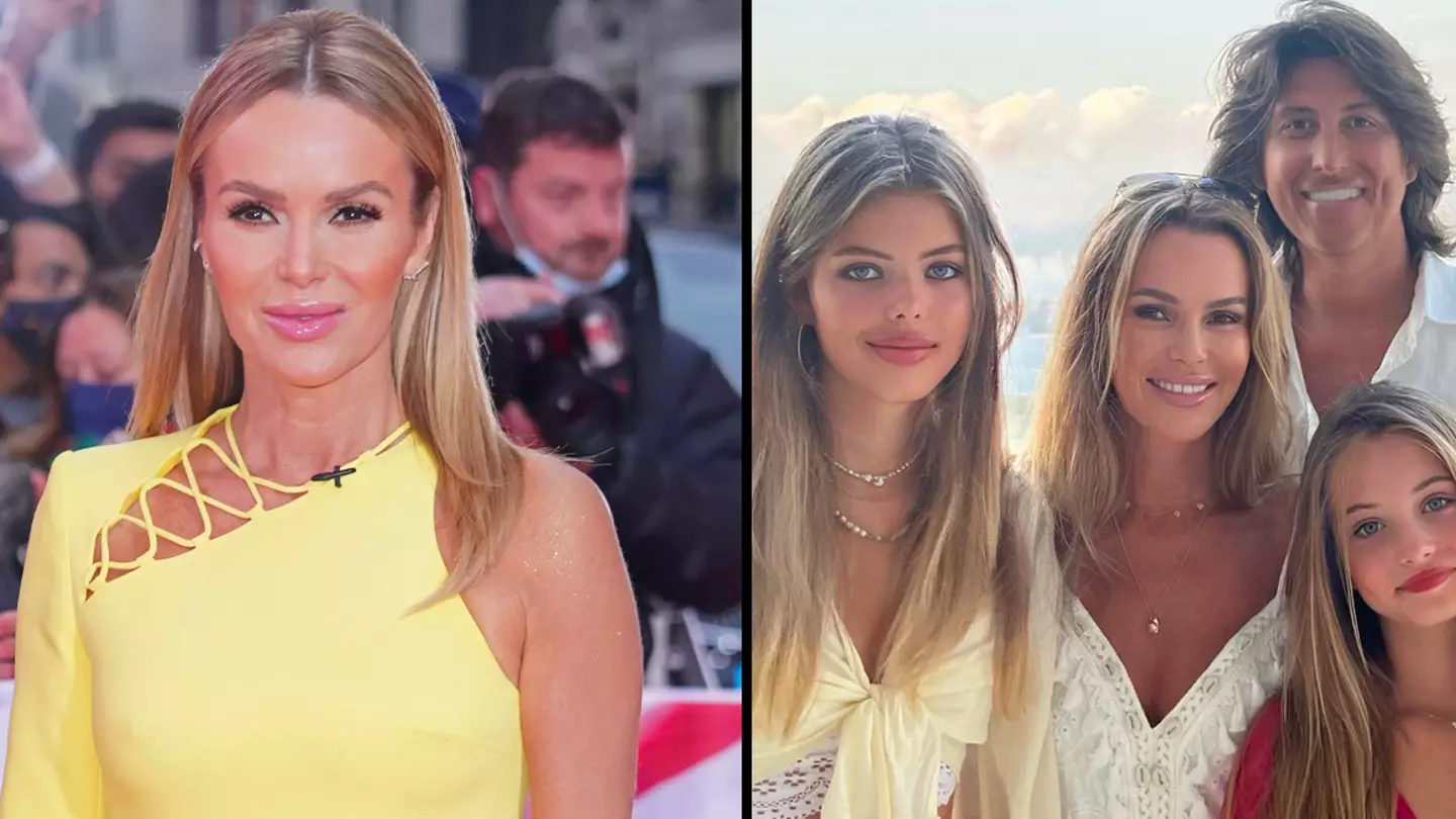 Amanda Holden says daughters encourage her to ‘flash the flesh’ in daring outfits