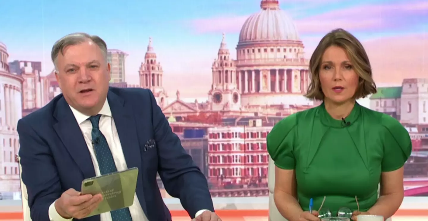 Susanna Reid became emotional as the news was announced.