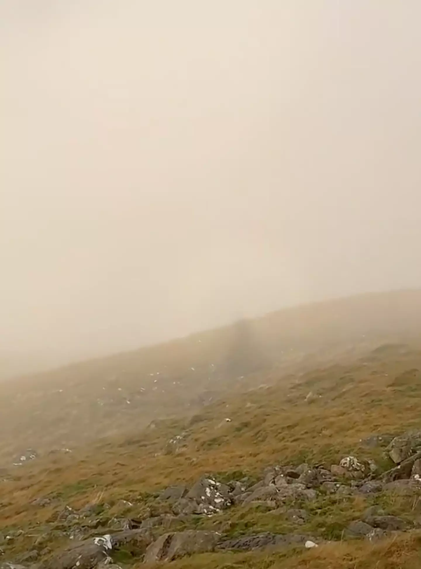 Chris new that he was seeing a Brocken spectre, but many people wouldn't have.