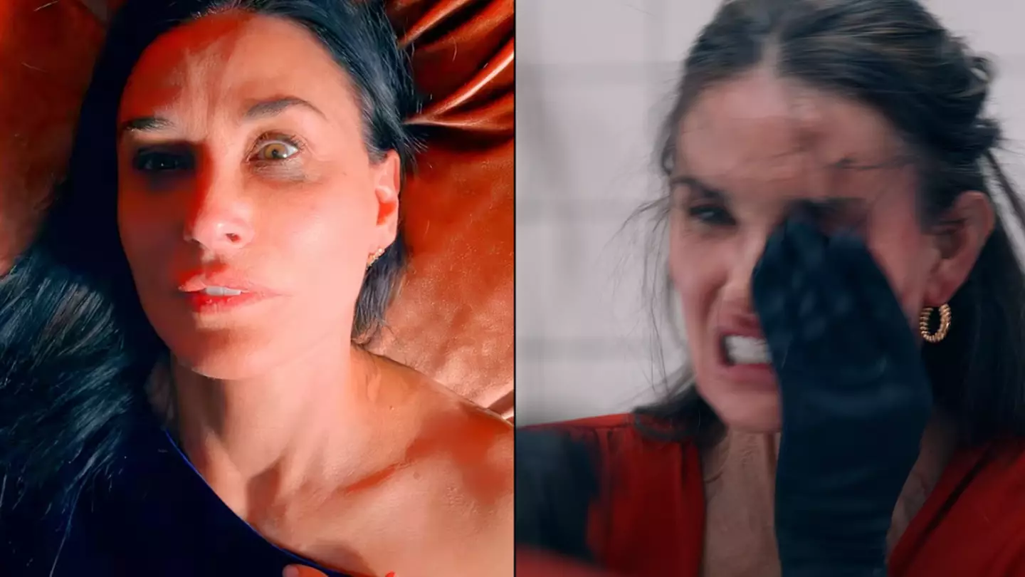 New Demi Moore horror so 'graphic' viewers are walking out of the cinema before finishing the film