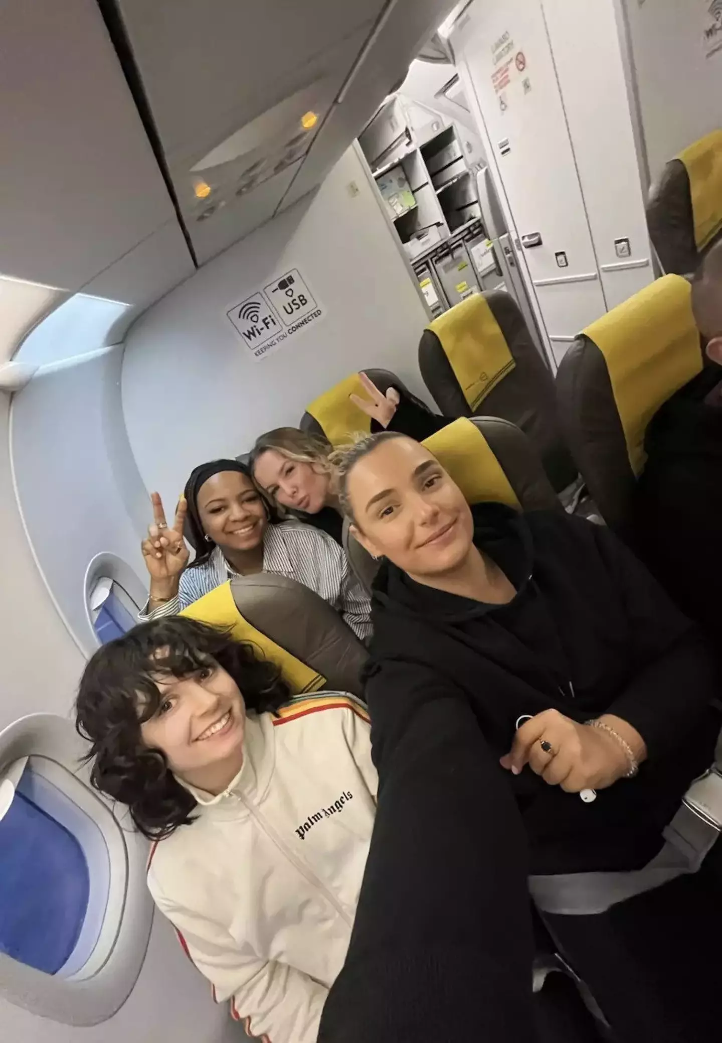 The group flew to Barcelona to celebrate Boret's birthday.